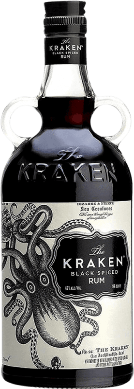 29,95 € Spedizione Gratuita | Rum The Kraken Black Spiced Trinidad e Tobago 70 cl