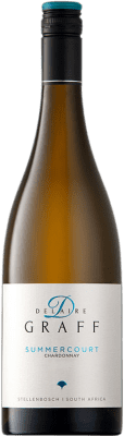 15,95 € Kostenloser Versand | Weißwein Delaire Graff Summercort I.G. Stellenbosch Coastal Region Südafrika Chardonnay Flasche 75 cl
