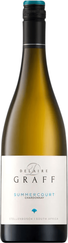 15,95 € Spedizione Gratuita | Vino bianco Delaire Graff Summercort I.G. Stellenbosch Coastal Region Sud Africa Chardonnay Bottiglia 75 cl