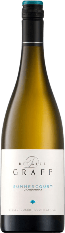 12,95 € Бесплатная доставка | Белое вино Delaire Graff Summercort I.G. Stellenbosch Coastal Region Южная Африка Chardonnay бутылка 75 cl