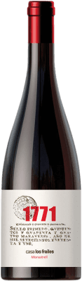 43,95 € Envio grátis | Vinho Tinto Casa Los Frailes 1771 D.O. Valencia Comunidade Valenciana Espanha Monastel de Rioja Eco — Biológico Garrafa 75 cl