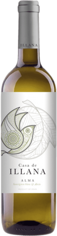 2,95 € Free Shipping | White wine Casa de Illana Alma Aged Castilla la Mancha Spain Airén, Sauvignon White Bottle 75 cl