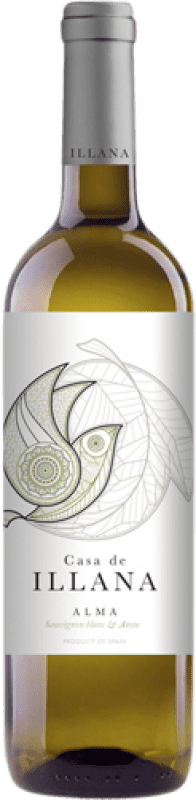 3,95 € Free Shipping | White Wine Casa de Illana Alma Crianza — Aged Castilla la Mancha Spain Airén, Sauvignon 75 cl