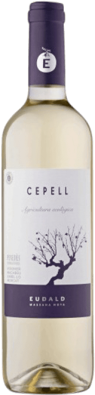 8,95 € Бесплатная доставка | Белое вино Massana Noya Cepell Blanc D.O. Penedès Каталония Испания Viognier, Macabeo, Xarel·lo бутылка 75 cl