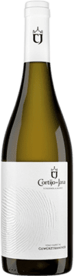 6,95 € Envío gratis | Vino Blanco Cortijo de Jara Joven I.G.P. Vino de la Tierra de Cádiz Andalucía España Gewürztraminer, Sauvignon 75 cl