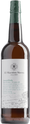 33,95 € Бесплатная доставка | Крепленое вино Maestro Sierra Amontillado D.O. Jerez-Xérès-Sherry Андалусия Испания Palomino Fino 12 Лет бутылка 75 cl