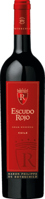 18,95 € Envío gratis | Vino Tinto Philippe de Rothschild Escudo Rojo I.G. Valle Central Valle Central Chile Syrah, Cabernet Sauvignon, Cabernet Franc, Carmenère Botella 75 cl