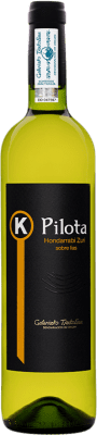 14,95 € Kostenloser Versand | Weißwein Txomin Etxaniz Txacolí K Pilota D.O. Getariako Txakolina Baskenland Spanien Hondarribi Zuri Flasche 75 cl