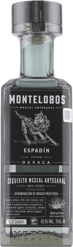 63,95 € Envío gratis | Mezcal Montelobos Joven México 70 cl