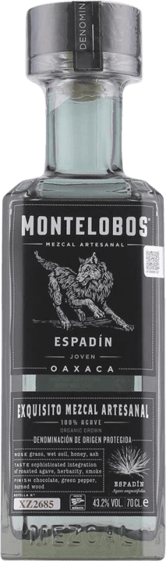 56,95 € Kostenloser Versand | Mezcal Montelobos Jung Mexiko Flasche 70 cl