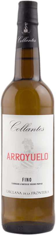 15,95 € Envoi gratuit | Vin Fortifié Primitivo Collantes Arroyuelo D.O. Jerez-Xérès-Sherry Andalousie Espagne Palomino Fino Bouteille 75 cl