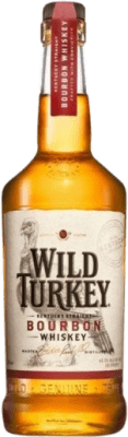 29,95 € Envío gratis | Whisky Bourbon Wild Turkey Estados Unidos Botella 1 L