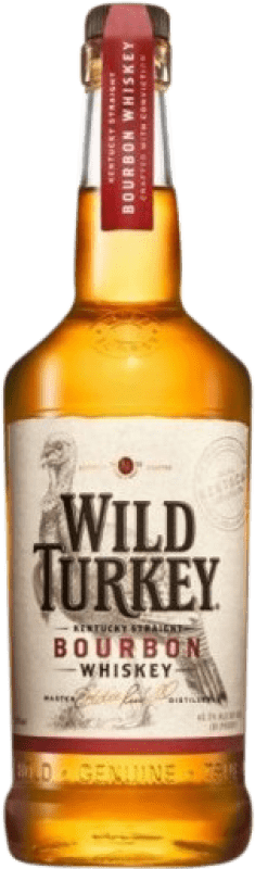 29,95 € Free Shipping | Bourbon Whisky Wild Turkey United States Bottle 1 L