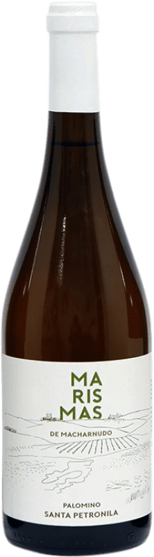 19,95 € Kostenloser Versand | Weißwein Santa Petronila Marismas I.G.P. Vino de la Tierra de Cádiz Andalusien Spanien Palomino Fino Flasche 75 cl