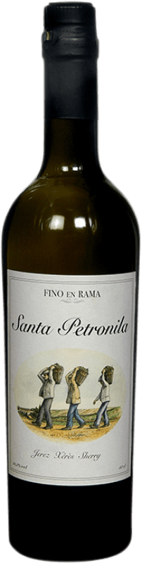 24,95 € 送料無料 | 強化ワイン Santa Petronila Fino en Rama D.O. Jerez-Xérès-Sherry アンダルシア スペイン Palomino Fino ボトル Medium 50 cl