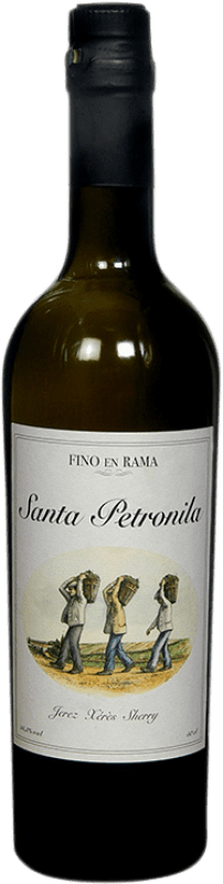 27,95 € Envoi gratuit | Vin Fortifié Santa Petronila Fino en Rama — Non Filtré D.O. Jerez-Xérès-Sherry Andalousie Espagne Palomino Fino Bouteille Medium 50 cl
