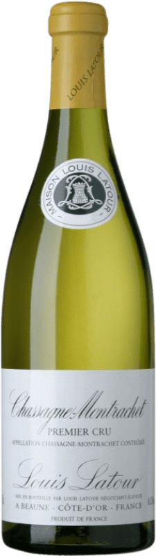 158,95 € Бесплатная доставка | Белое вино Louis Latour Premier Cru A.O.C. Chassagne-Montrachet Бургундия Франция Chardonnay бутылка 75 cl