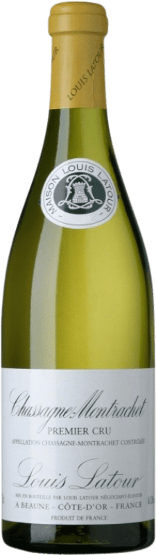 169,95 € Envío gratis | Vino Blanco Louis Latour 1er Premier Cru A.O.C. Chassagne-Montrachet Borgoña Francia Chardonnay Botella 75 cl