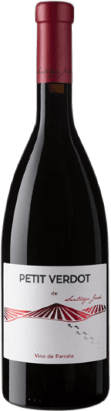 44,95 € Free Shipping | Red wine Santiago Jordi Aged I.G.P. Vino de la Tierra de Cádiz Andalusia Spain Petit Verdot Bottle 75 cl