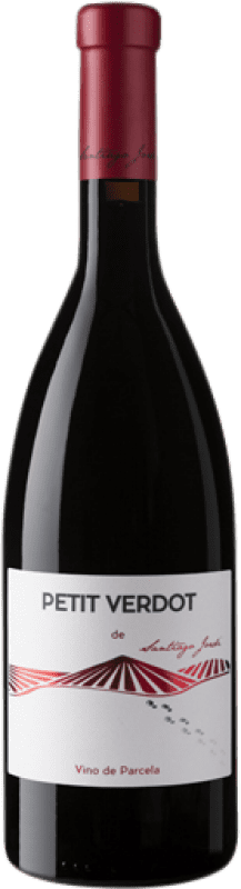 46,95 € Spedizione Gratuita | Vino Rosso Santiago Jordi Crianza — Invecchiato in Botte I.G.P. Vino de la Tierra de Cádiz Andalusia Spagna Petit Verdot Bottiglia 75 cl