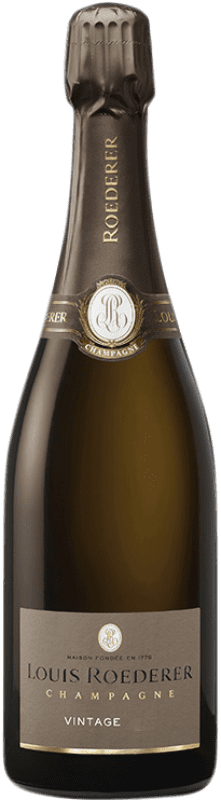 105,95 € Envio grátis | Espumante branco Louis Roederer Vintage Brut A.O.C. Champagne Champagne França Pinot Preto, Chardonnay Garrafa 75 cl