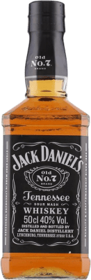 27,95 € Free Shipping | Bourbon Whisky Jack Daniel's United States Medium Bottle 50 cl