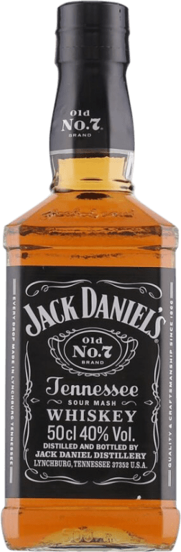 21,95 € Envío gratis | Whisky Bourbon Jack Daniel's Estados Unidos Botella Medium 50 cl