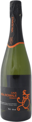 4,95 € Envio grátis | Espumante branco Viña Romale Semi-seco Semi-doce D.O. Cava Extremadura Espanha Macabeo, Parellada Garrafa 75 cl