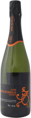 4,95 € Free Shipping | White Sparkling Wine Viña Romale Semiseco — Semi Dry D.O. Cava Estremadura Spain Macabeo, Parellada 75 cl