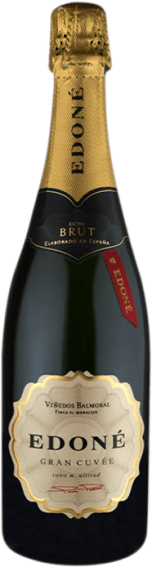 17,95 € 免费送货 | 白起泡酒 Balmoral Edoné Gran Cuvée I.G.P. Vino de la Tierra de Castilla 卡斯蒂利亚 - 拉曼恰 西班牙 Pinot Black, Chardonnay 瓶子 75 cl