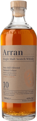 53,95 € Free Shipping | Whisky Single Malt Isle Of Arran Sin Filtro Frío Scotland United Kingdom 10 Years Bottle 70 cl