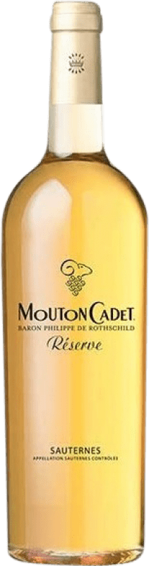 42,95 € Envoi gratuit | Vin blanc Philippe de Rothschild Mouton Cadet A.O.C. Sauternes Bordeaux France Sauvignon Blanc, Sémillon, Muscadelle Demi- Bouteille 37 cl