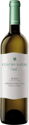 8,95 € 免费送货 | 白酒 Cuatro Rayas 1935 D.O. Rueda 卡斯蒂利亚莱昂 西班牙 Verdejo 瓶子 75 cl