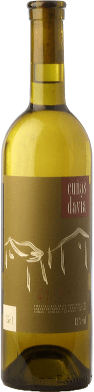 10,95 € Free Shipping | White wine Valdavia Cuñas Davia D.O. Ribeiro Galicia Spain Torrontés, Loureiro, Treixadura, Albariño, Lado Bottle 75 cl