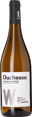 12,95 € 免费送货 | 白酒 Alberto Giacobbe Duchessa I.G.T. Frusinate 拉齐奥 意大利 Passerina 瓶子 75 cl