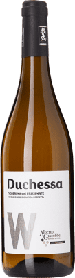 12,95 € Free Shipping | White wine Alberto Giacobbe Duchessa I.G.T. Frusinate Lazio Italy Passerina Bottle 75 cl