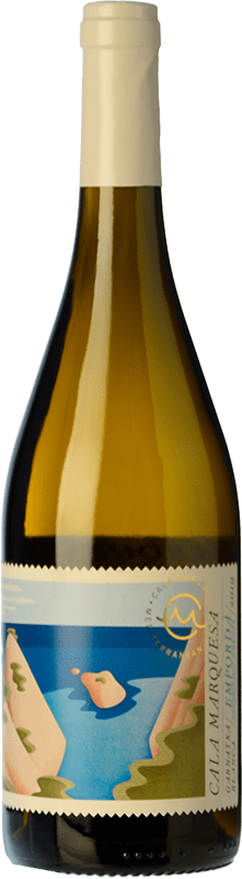 16,95 € Envío gratis | Vino Blanco Alegre Cala Marquesa Crianza D.O. Terra Alta Cataluña España Garnacha 75 cl