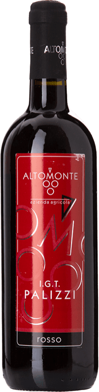 12,95 € Spedizione Gratuita | Vino rosso Altomonte Rosso Etichetta Rossa I.G.T. Palizzi Calabria Italia Nerello Mascalese, Calabrese Bottiglia 75 cl