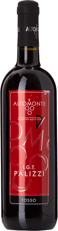 11,95 € Envío gratis | Vino tinto Altomonte Rosso Etichetta Rossa I.G.T. Palizzi Calabria Italia Nerello Mascalese, Calabrese Botella 75 cl