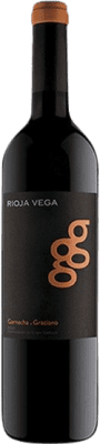 6,95 € Envio grátis | Vinho tinto Rioja Vega Garnacha y Graciano D.O.Ca. Rioja La Rioja Espanha Graciano, Grenache Tintorera Garrafa 75 cl