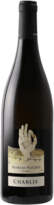 27,95 € 免费送货 | 白酒 Moreau-Naudet A.O.C. Chablis 勃艮第 法国 Chardonnay 瓶子 75 cl