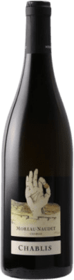 28,95 € Envío gratis | Vino blanco Moreau-Naudet A.O.C. Chablis Borgoña Francia Chardonnay Ecológico Botella 75 cl