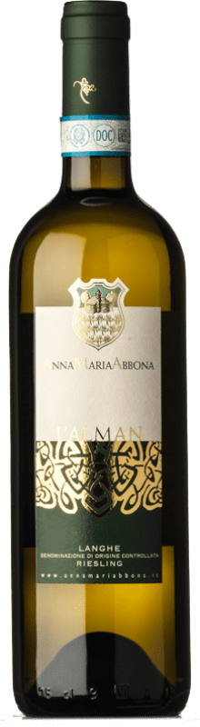 17,95 € Kostenloser Versand | Weißwein Anna Maria Abbona L'Alman D.O.C. Langhe Piemont Italien Riesling 75 cl