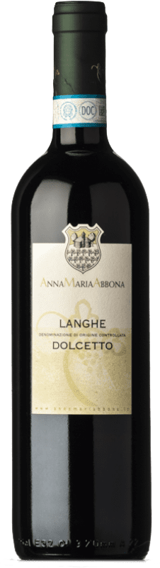 12,95 € Spedizione Gratuita | Vino rosso Anna Maria Abbona D.O.C. Langhe Piemonte Italia Dolcetto Bottiglia 75 cl