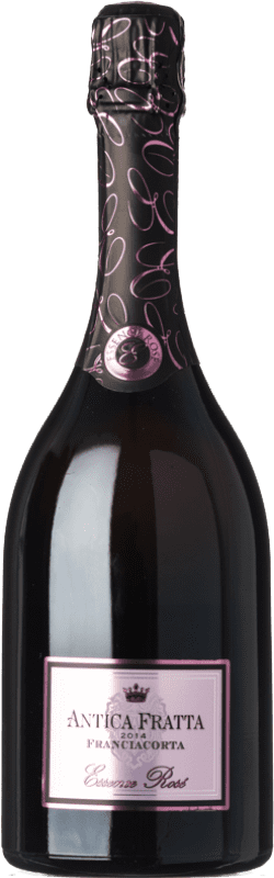 32,95 € Envio grátis | Espumante rosé Fratta Essence Rosé Brut D.O.C.G. Franciacorta Lombardia Itália Pinot Preto, Chardonnay Garrafa 75 cl