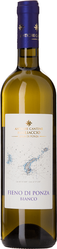 31,95 € Kostenloser Versand | Weißwein Migliaccio Fieno di Ponza Bianco I.G.T. Lazio Latium Italien Forastera, Biancolella Flasche 75 cl