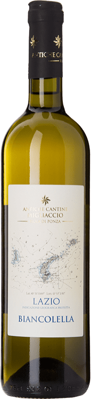 33,95 € Kostenloser Versand | Weißwein Migliaccio Di Ponza I.G.T. Lazio Latium Italien Biancolella Flasche 75 cl