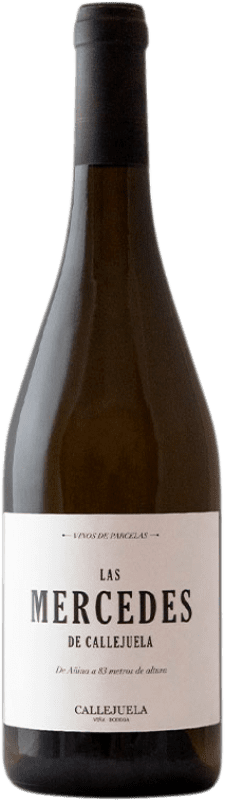 15,95 € Envio grátis | Vinho branco Callejuela Las Mercedes Pago Añina Andaluzia Espanha Palomino Fino Garrafa 75 cl