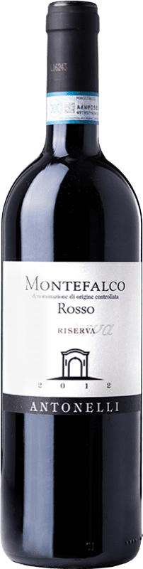 19,95 € Free Shipping | Red wine Antonelli San Marco Rosso Reserve D.O.C. Montefalco Umbria Italy Sangiovese, Montepulciano, Sagrantino Bottle 75 cl