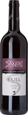11,95 € Envio grátis | Vinho Tinto Arcangelo Sandri Frill 201 I.G.T. Vigneti delle Dolomiti Trentino-Alto Adige Itália Schiava Garrafa 75 cl